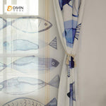 DIHIN HOME 3D Printed Blue Fish Blackout Curtains ,Window Curtains Grommet Curtain For Living Room ,39x102-inch,2 Panels Included Roman Shades Curtains Window Blinds custom curtains blackout curtains curtains for living room sheer curtains curtain fabric linen curtains kitchen curtains velvet curtains pinch pleat curtains bay window curtains outdoor curtains pleated curtains floral curtains dining room curtains kitchen valances drapes for bedroom patio curtains nursery curtains grommet curtains