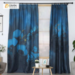 DIHIN HOME 3D Printed Blue Flowers Blackout Curtains ,Window Curtains Grommet Curtain For Living Room ,39x102-inch,2 Panels Included Roman Shades Curtains Window Blinds custom curtains blackout curtains curtains for living room sheer curtains curtain fabric linen curtains kitchen curtains velvet curtains pinch pleat curtains bay window curtains outdoor curtains pleated curtains floral curtains dining room curtains kitchen valances drapes for bedroom patio curtains nursery curtains grommet curtains