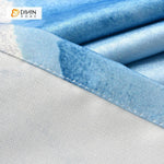 DIHIN HOME 3D Printed Blue Landscape Painting Blackout Curtains ,Window Curtains Grommet Curtain For Living Room ,39x102-inch,2 Panels Included Roman Shades Window Curtains Curtains Window Blinds Curtains Drapes linen drapery curtains and drapes windows drapes custom curtains blackout curtains curtains for living room window shades sheer curtains curtain fabric window treatments custom drapery
