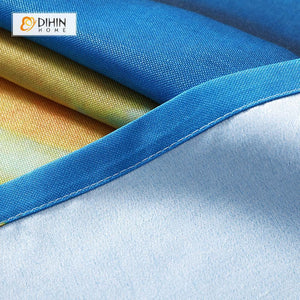 DIHIN HOME 3D Printed Blue Orange Blackout Curtains ,Window Curtains Grommet Curtain For Living Room ,39x102-inch,2 Panels Included Roman Shades Curtains Window Blinds custom curtains blackout curtains curtains for living room sheer curtains curtain fabric linen curtains kitchen curtains velvet curtains pinch pleat curtains bay window curtains outdoor curtains pleated curtains floral curtains dining room curtains kitchen valances drapes for bedroom patio curtains nursery curtains grommet curtains