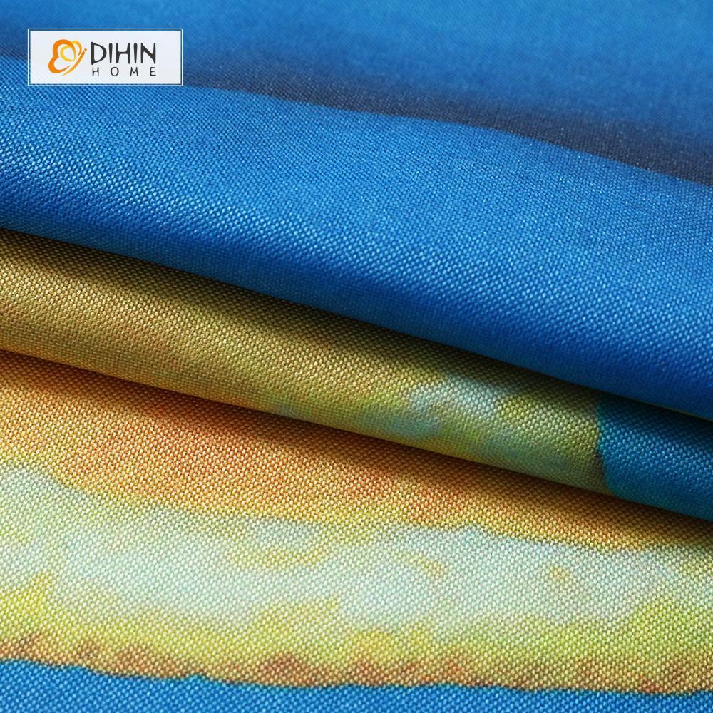 DIHIN HOME 3D Printed Blue Orange Blackout Curtains ,Window Curtains Grommet Curtain For Living Room ,39x102-inch,2 Panels Included Roman Shades Curtains Window Blinds custom curtains blackout curtains curtains for living room sheer curtains curtain fabric linen curtains kitchen curtains velvet curtains pinch pleat curtains bay window curtains outdoor curtains pleated curtains floral curtains dining room curtains kitchen valances drapes for bedroom patio curtains nursery curtains grommet curtains
