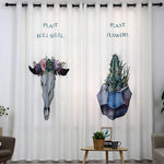 DIHIN HOME 3D Printed Bull Skull Blackout Curtains,Window Curtains Grommet Curtain For Living Room ,39x102-inch,2 Panels Include Roman Shades Curtains Window Blinds custom curtains blackout curtains curtains for living room sheer curtains curtain fabric linen curtains kitchen curtains velvet curtains pinch pleat curtains bay window curtains outdoor curtains pleated curtains floral curtains dining room curtains kitchen valances drapes for bedroom patio curtains nursery curtains grommet curtains