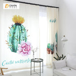 DIHIN HOME 3D Printed Cactus Bonsai Blackout Curtains ,Window Curtains Grommet Curtain For Living Room ,39x102-inch,2 Panels Included Roman Shades Curtains Window Blinds custom curtains blackout curtains curtains for living room sheer curtains curtain fabric linen curtains kitchen curtains velvet curtains pinch pleat curtains bay window curtains outdoor curtains pleated curtains floral curtains dining room curtains kitchen valances drapes for bedroom patio curtains nursery curtains grommet curtains