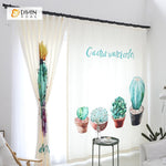 DIHIN HOME 3D Printed Cactus Bonsai Blackout Curtains ,Window Curtains Grommet Curtain For Living Room ,39x102-inch,2 Panels Included Roman Shades Curtains Window Blinds custom curtains blackout curtains curtains for living room sheer curtains curtain fabric linen curtains kitchen curtains velvet curtains pinch pleat curtains bay window curtains outdoor curtains pleated curtains floral curtains dining room curtains kitchen valances drapes for bedroom patio curtains nursery curtains grommet curtains