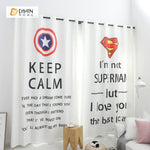DIHIN HOME 3D Printed Captain America and Superman Blackout Curtains ,Window Curtains Grommet Curtain For Living Room ,39x102-inch,2 Panels Included Roman Shades Window Curtains Curtains Window Blinds Curtains Drapes linen drapery curtains and drapes windows drapes custom curtains blackout curtains curtains for living room window shades sheer curtains curtain fabric window treatments custom drapery