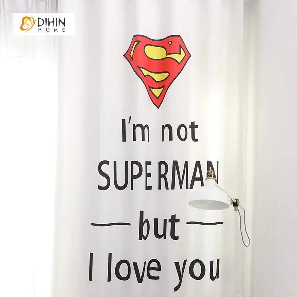 DIHIN HOME 3D Printed Captain America and Superman Blackout Curtains ,Window Curtains Grommet Curtain For Living Room ,39x102-inch,2 Panels Included Roman Shades Window Curtains Curtains Window Blinds Curtains Drapes linen drapery curtains and drapes windows drapes custom curtains blackout curtains curtains for living room window shades sheer curtains curtain fabric window treatments custom drapery