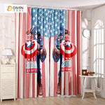 DIHIN HOME 3D Printed Captain America Blackout Curtains ,Window Curtains Grommet Curtain For Living Room ,39x102-inch,2 Panels Included Roman Shades Curtains Window Blinds custom curtains blackout curtains curtains for living room sheer curtains curtain fabric linen curtains kitchen curtains velvet curtains pinch pleat curtains bay window curtains outdoor curtains pleated curtains floral curtains dining room curtains kitchen valances drapes for bedroom patio curtains nursery curtains grommet curtains