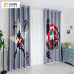 DIHIN HOME 3D Printed Captain America Blackout Curtains,Window Curtains Grommet Curtain For Living Room ,39x102-inch,2 Panels Included Roman Shades Curtains Window Blinds custom curtains blackout curtains curtains for living room sheer curtains curtain fabric linen curtains kitchen curtains velvet curtains pinch pleat curtains bay window curtains outdoor curtains pleated curtains floral curtains dining room curtains kitchen valances drapes for bedroom patio curtains nursery curtains grommet curtains