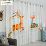 DIHIN HOME 3D Printed Cartoon Abstract Fawn Blackout Curtains,Window Curtains Grommet Curtain For Living Room ,39x102-inch,2 Panels Included Roman Shades Curtains Window Blinds custom curtains blackout curtains curtains for living room sheer curtains curtain fabric linen curtains kitchen curtains velvet curtains pinch pleat curtains bay window curtains outdoor curtains pleated curtains floral curtains dining room curtains kitchen valances drapes for bedroom patio curtains nursery curtains grommet curtains