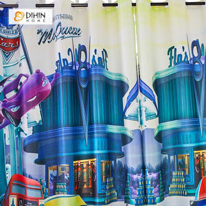 DIHIN HOME 3D Printed Cartoon Cars Blackout Curtains ,Window Curtains Grommet Curtain For Living Room ,39x102-inch,2 Panels Included Roman Shades Curtains Window Blinds custom curtains blackout curtains curtains for living room sheer curtains curtain fabric linen curtains kitchen curtains velvet curtains pinch pleat curtains bay window curtains outdoor curtains pleated curtains floral curtains dining room curtains kitchen valances drapes for bedroom patio curtains nursery curtains grommet curtains