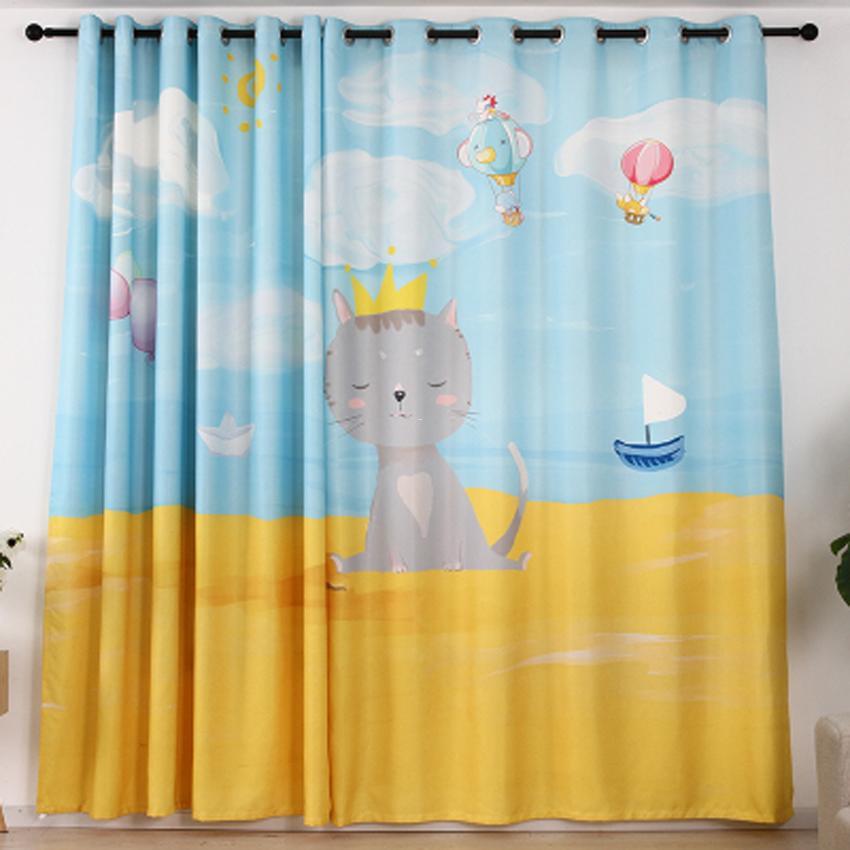 DIHIN HOME 3D Printed Cartoon Cats Blackout Curtains,Window Curtains Grommet Curtain For Living Room ,39x102-inch,2 Panels Included Roman Shades Curtains Window Blinds custom curtains blackout curtains curtains for living room sheer curtains curtain fabric linen curtains kitchen curtains velvet curtains pinch pleat curtains bay window curtains outdoor curtains pleated curtains floral curtains dining room curtains kitchen valances drapes for bedroom patio curtains nursery curtains grommet curtains