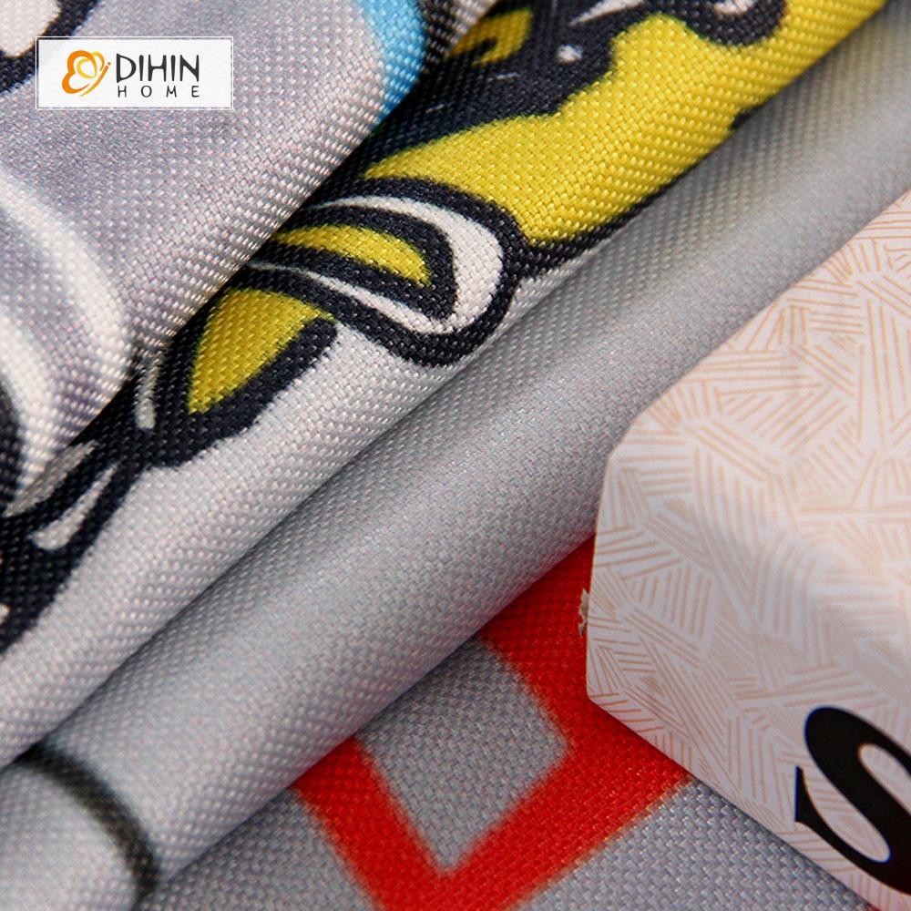 DIHIN HOME 3D Printed Cartoon Dog and Cat Blackout Curtains ,Window Curtains Grommet Curtain For Living Room ,39x102-inch,2 Panels Included Roman Shades Curtains Window Blinds custom curtains blackout curtains curtains for living room sheer curtains curtain fabric linen curtains kitchen curtains velvet curtains pinch pleat curtains bay window curtains outdoor curtains pleated curtains floral curtains dining room curtains kitchen valances drapes for bedroom patio curtains nursery curtains grommet curtains