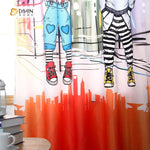 DIHIN HOME 3D Printed Cartoon Dog and Cat Blackout Curtains ,Window Curtains Grommet Curtain For Living Room ,39x102-inch,2 Panels Included Roman Shades Curtains Window Blinds custom curtains blackout curtains curtains for living room sheer curtains curtain fabric linen curtains kitchen curtains velvet curtains pinch pleat curtains bay window curtains outdoor curtains pleated curtains floral curtains dining room curtains kitchen valances drapes for bedroom patio curtains nursery curtains grommet curtains