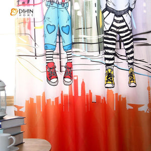 DIHIN HOME 3D Printed Cartoon Dog and Cat Blackout Curtains ,Window Curtains Grommet Curtain For Living Room ,39x102-inch,2 Panels Included Roman Shades Curtains Window Blinds custom curtains blackout curtains curtains for living room sheer curtains curtain fabric linen curtains kitchen curtains velvet curtains pinch pleat curtains bay window curtains outdoor curtains pleated curtains floral curtains dining room curtains kitchen valances drapes for bedroom patio curtains nursery curtains grommet curtains