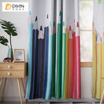 DIHIN HOME 3D Printed Cartoon Pencil Blackout Curtains,Window Curtains Grommet Curtain For Living Room ,39x102-inch,2 Panels Included Roman Shades Curtains Window Blinds custom curtains blackout curtains curtains for living room sheer curtains curtain fabric linen curtains kitchen curtains velvet curtains pinch pleat curtains bay window curtains outdoor curtains pleated curtains floral curtains dining room curtains kitchen valances drapes for bedroom patio curtains nursery curtains grommet curtains