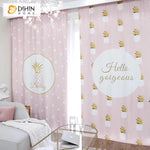 DIHIN HOME 3D Printed Cartoon Pineapple Blackout Curtains,Window Curtains Grommet Curtain For Living Room ,39x102-inch,2 Panels Included Roman Shades Curtains Window Blinds custom curtains blackout curtains curtains for living room sheer curtains curtain fabric linen curtains kitchen curtains velvet curtains pinch pleat curtains bay window curtains outdoor curtains pleated curtains floral curtains dining room curtains kitchen valances drapes for bedroom patio curtains nursery curtains grommet curtains