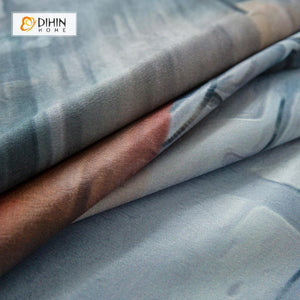 DIHIN HOME 3D Printed City Painting Blackout Curtains ,Window Curtains Grommet Curtain For Living Room ,39x102-inch,2 Panels Included Roman Shades Curtains Window Blinds custom curtains blackout curtains curtains for living room sheer curtains curtain fabric linen curtains kitchen curtains velvet curtains pinch pleat curtains bay window curtains outdoor curtains pleated curtains floral curtains dining room curtains kitchen valances drapes for bedroom patio curtains nursery curtains grommet curtains