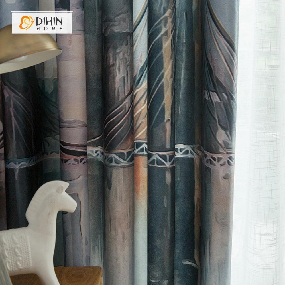 DIHIN HOME 3D Printed City Painting Blackout Curtains ,Window Curtains Grommet Curtain For Living Room ,39x102-inch,2 Panels Included Roman Shades Curtains Window Blinds custom curtains blackout curtains curtains for living room sheer curtains curtain fabric linen curtains kitchen curtains velvet curtains pinch pleat curtains bay window curtains outdoor curtains pleated curtains floral curtains dining room curtains kitchen valances drapes for bedroom patio curtains nursery curtains grommet curtains