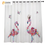 DIHIN HOME 3D Printed Colored Flamingo Blackout Curtains,Window Curtains Grommet Curtain For Living Room ,39x102-inch,2 Panels Included Roman Shades Curtains Window Blinds custom curtains blackout curtains curtains for living room sheer curtains curtain fabric linen curtains kitchen curtains velvet curtains pinch pleat curtains bay window curtains outdoor curtains pleated curtains floral curtains dining room curtains kitchen valances drapes for bedroom patio curtains nursery curtains grommet curtains