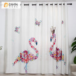 DIHIN HOME 3D Printed Colored Flamingo Blackout Curtains,Window Curtains Grommet Curtain For Living Room ,39x102-inch,2 Panels Included Roman Shades Curtains Window Blinds custom curtains blackout curtains curtains for living room sheer curtains curtain fabric linen curtains kitchen curtains velvet curtains pinch pleat curtains bay window curtains outdoor curtains pleated curtains floral curtains dining room curtains kitchen valances drapes for bedroom patio curtains nursery curtains grommet curtains