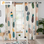 DIHIN HOME 3D Printed Colored Pineapple Blackout Curtains,Window Curtains Grommet Curtain For Living Room ,39x102-inch,2 Panels Included Roman Shades Curtains Window Blinds custom curtains blackout curtains curtains for living room sheer curtains curtain fabric linen curtains kitchen curtains velvet curtains pinch pleat curtains bay window curtains outdoor curtains pleated curtains floral curtains dining room curtains kitchen valances drapes for bedroom patio curtains nursery curtains grommet curtains