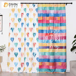 DIHIN HOME 3D Printed Colorful Diamonds Blackout Curtains,Window Curtains Grommet Curtain For Living Room ,39x102-inch,2 Panels Include Roman Shades Curtains Window Blinds custom curtains blackout curtains curtains for living room sheer curtains curtain fabric linen curtains kitchen curtains velvet curtains pinch pleat curtains bay window curtains outdoor curtains pleated curtains floral curtains dining room curtains kitchen valances drapes for bedroom patio curtains nursery curtains grommet curtains
