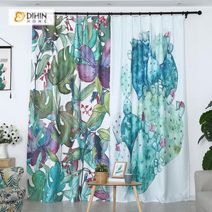 DIHIN HOME 3D Printed Colorful Leaves Blackout Curtains ,Window Curtains Grommet Curtain For Living Room ,39x102-inch,2 Panels Included Roman Shades Curtains Window Blinds custom curtains blackout curtains curtains for living room sheer curtains curtain fabric linen curtains kitchen curtains velvet curtains pinch pleat curtains bay window curtains outdoor curtains pleated curtains floral curtains dining room curtains kitchen valances drapes for bedroom patio curtains nursery curtains grommet curtains