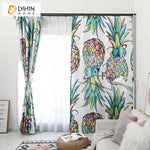 DIHIN HOME 3D Printed Colorful Pineapple Blackout Curtains,Window Curtains Grommet Curtain For Living Room ,39x102-inch,2 Panels Included Roman Shades Curtains Window Blinds custom curtains blackout curtains curtains for living room sheer curtains curtain fabric linen curtains kitchen curtains velvet curtains pinch pleat curtains bay window curtains outdoor curtains pleated curtains floral curtains dining room curtains kitchen valances drapes for bedroom patio curtains nursery curtains grommet curtains