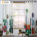 DIHIN HOME 3D Printed Colorful Succulent Plants Blackout Curtains,Window Curtains Grommet Curtain For Living Room ,39x102-inch,2 Panels Included Roman Shades Curtains Window Blinds custom curtains blackout curtains curtains for living room sheer curtains curtain fabric linen curtains kitchen curtains velvet curtains pinch pleat curtains bay window curtains outdoor curtains pleated curtains floral curtains dining room curtains kitchen valances drapes for bedroom patio curtains nursery curtains grommet curtai