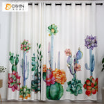 DIHIN HOME 3D Printed Colorful Succulent Plants Blackout Curtains,Window Curtains Grommet Curtain For Living Room ,39x102-inch,2 Panels Included Roman Shades Curtains Window Blinds custom curtains blackout curtains curtains for living room sheer curtains curtain fabric linen curtains kitchen curtains velvet curtains pinch pleat curtains bay window curtains outdoor curtains pleated curtains floral curtains dining room curtains kitchen valances drapes for bedroom patio curtains nursery curtains grommet curtai