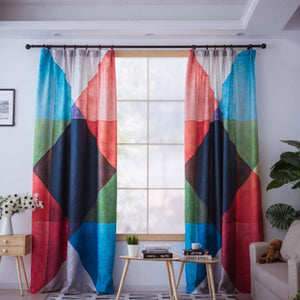 DIHIN HOME 3D Printed Colors Mix Blackout Curtains,Window Curtains Grommet Curtain For Living Room ,39x102-inch,2 Panels Include Roman Shades Curtains Window Blinds custom curtains blackout curtains curtains for living room sheer curtains curtain fabric linen curtains kitchen curtains velvet curtains pinch pleat curtains bay window curtains outdoor curtains pleated curtains floral curtains dining room curtains kitchen valances drapes for bedroom patio curtains nursery curtains grommet curtains