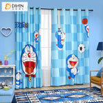 DIHIN HOME 3D Printed Cute Doraemon Blackout Curtains,Window Curtains Grommet Curtain For Living Room ,39x102-inch,2 Panels Include Roman Shades Curtains Window Blinds custom curtains blackout curtains curtains for living room sheer curtains curtain fabric linen curtains kitchen curtains velvet curtains pinch pleat curtains bay window curtains outdoor curtains pleated curtains floral curtains dining room curtains kitchen valances drapes for bedroom patio curtains nursery curtains grommet curtains