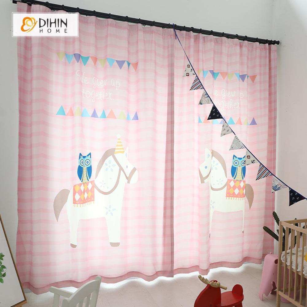 DIHIN HOME 3D Printed Cute Unicorn Blackout Curtains ,Window Curtains Grommet Curtain For Living Room ,39x102-inch,2 Panels Included Roman Shades Curtains Window Blinds custom curtains blackout curtains curtains for living room sheer curtains curtain fabric linen curtains kitchen curtains velvet curtains pinch pleat curtains bay window curtains outdoor curtains pleated curtains floral curtains dining room curtains kitchen valances drapes for bedroom patio curtains nursery curtains grommet curtains