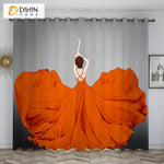 DIHIN HOME 3D Printed Dance Lady Blackout Curtains,Window Curtains Grommet Curtain For Living Room ,39x102-inch,2 Panels Included Roman Shades Curtains Window Blinds custom curtains blackout curtains curtains for living room sheer curtains curtain fabric linen curtains kitchen curtains velvet curtains pinch pleat curtains bay window curtains outdoor curtains pleated curtains floral curtains dining room curtains kitchen valances drapes for bedroom patio curtains nursery curtains grommet curtains