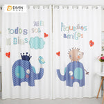 DIHIN HOME 3D Printed Dark Blue Elephant Blackout Curtains ,Window Curtains Grommet Curtain For Living Room ,39x102-inch,2 Panels Included Roman Shades Curtains Window Blinds custom curtains blackout curtains curtains for living room sheer curtains curtain fabric linen curtains kitchen curtains velvet curtains pinch pleat curtains bay window curtains outdoor curtains pleated curtains floral curtains dining room curtains kitchen valances drapes for bedroom patio curtains nursery curtains grommet curtains