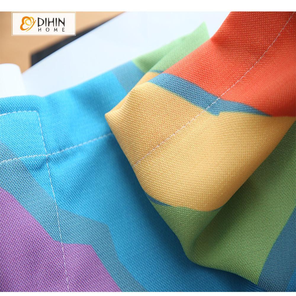 DIHIN HOME 3D Printed Dark Rainbow and Unicorn Blackout Curtains ,Window Curtains Grommet Curtain For Living Room ,39x102-inch,2 Panels Included Roman Shades Window Curtains Curtains Window Blinds Curtains Drapes linen drapery curtains and drapes windows drapes custom curtains blackout curtains curtains for living room window shades sheer curtains curtain fabric window treatments custom drapery