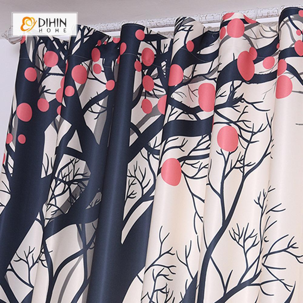 DIHIN HOME 3D Printed Deer and Tree Blackout Curtains ,Window Curtains Grommet Curtain For Living Room ,39x102-inch,2 Panels Included Roman Shades Curtains Window Blinds custom curtains blackout curtains curtains for living room sheer curtains curtain fabric linen curtains kitchen curtains velvet curtains pinch pleat curtains bay window curtains outdoor curtains pleated curtains floral curtains dining room curtains kitchen valances drapes for bedroom patio curtains nursery curtains grommet curtains
