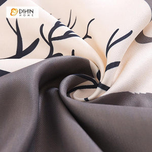 DIHIN HOME 3D Printed Deer and Tree Blackout Curtains ,Window Curtains Grommet Curtain For Living Room ,39x102-inch,2 Panels Included Roman Shades Curtains Window Blinds custom curtains blackout curtains curtains for living room sheer curtains curtain fabric linen curtains kitchen curtains velvet curtains pinch pleat curtains bay window curtains outdoor curtains pleated curtains floral curtains dining room curtains kitchen valances drapes for bedroom patio curtains nursery curtains grommet curtains