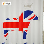 DIHIN HOME 3D Printed England Horse Blackout Curtains ,Window Curtains Grommet Curtain For Living Room ,39x102-inch,2 Panels Included Roman Shades Curtains Window Blinds custom curtains blackout curtains curtains for living room sheer curtains curtain fabric linen curtains kitchen curtains velvet curtains pinch pleat curtains bay window curtains outdoor curtains pleated curtains floral curtains dining room curtains kitchen valances drapes for bedroom patio curtains nursery curtains grommet curtains