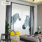 DIHIN HOME 3D Printed Exquisite Zebra Blackout Curtains ,Window Curtains Grommet Curtain For Living Room ,39x102-inch,2 Panels Included Roman Shades Curtains Window Blinds custom curtains blackout curtains curtains for living room sheer curtains curtain fabric linen curtains kitchen curtains velvet curtains pinch pleat curtains bay window curtains outdoor curtains pleated curtains floral curtains dining room curtains kitchen valances drapes for bedroom patio curtains nursery curtains grommet curtains