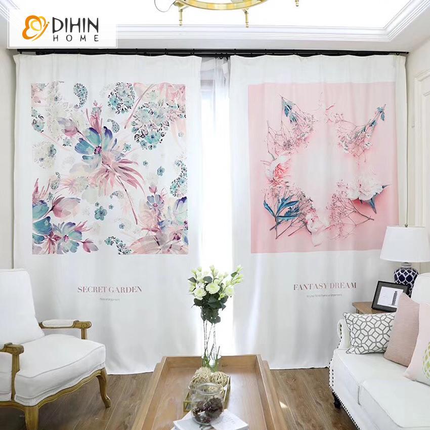 DIHIN HOME 3D Printed Fantasy Dream Blackout Curtains,Window Curtains Grommet Curtain For Living Room ,39x102-inch,2 Panels Included Roman Shades Curtains Window Blinds custom curtains blackout curtains curtains for living room sheer curtains curtain fabric linen curtains kitchen curtains velvet curtains pinch pleat curtains bay window curtains outdoor curtains pleated curtains floral curtains dining room curtains kitchen valances drapes for bedroom patio curtains nursery curtains grommet curtains