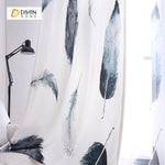 DIHIN HOME 3D Printed Feather Blackout Curtains ,Window Curtains Grommet Curtain For Living Room ,39x102-inch,2 Panels Included Roman Shades Curtains Window Blinds custom curtains blackout curtains curtains for living room sheer curtains curtain fabric linen curtains kitchen curtains velvet curtains pinch pleat curtains bay window curtains outdoor curtains pleated curtains floral curtains dining room curtains kitchen valances drapes for bedroom patio curtains nursery curtains grommet curtains