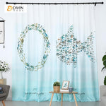 DIHIN HOME 3D Printed Fish and Circular Blackout Curtains ,Window Curtains Grommet Curtain For Living Room ,39x102-inch,2 Panels Included Roman Shades Curtains Window Blinds custom curtains blackout curtains curtains for living room sheer curtains curtain fabric linen curtains kitchen curtains velvet curtains pinch pleat curtains bay window curtains outdoor curtains pleated curtains floral curtains dining room curtains kitchen valances drapes for bedroom patio curtains nursery curtains grommet curtains