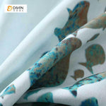 DIHIN HOME 3D Printed Fish and Circular Blackout Curtains ,Window Curtains Grommet Curtain For Living Room ,39x102-inch,2 Panels Included Roman Shades Curtains Window Blinds custom curtains blackout curtains curtains for living room sheer curtains curtain fabric linen curtains kitchen curtains velvet curtains pinch pleat curtains bay window curtains outdoor curtains pleated curtains floral curtains dining room curtains kitchen valances drapes for bedroom patio curtains nursery curtains grommet curtains