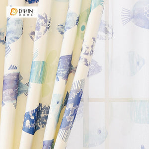 DIHIN HOME 3D Printed Fish Blackout Curtains ,Window Curtains Grommet Curtain For Living Room ,39x102-inch,2 Panels Included Roman Shades Curtains Window Blinds custom curtains blackout curtains curtains for living room sheer curtains curtain fabric linen curtains kitchen curtains velvet curtains pinch pleat curtains bay window curtains outdoor curtains pleated curtains floral curtains dining room curtains kitchen valances drapes for bedroom patio curtains nursery curtains grommet curtains