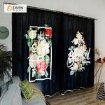 DIHIN HOME 3D Printed Flowers Blackout Curtains ,Window Curtains Grommet Curtain For Living Room ,39x102-inch,2 Panels Included Roman Shades Curtains Window Blinds custom curtains blackout curtains curtains for living room sheer curtains curtain fabric linen curtains kitchen curtains velvet curtains pinch pleat curtains bay window curtains outdoor curtains pleated curtains floral curtains dining room curtains kitchen valances drapes for bedroom patio curtains nursery curtains grommet curtains