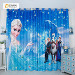 DIHIN HOME 3D Printed Frozen Blackout Curtains ,Window Curtains Grommet Curtain For Living Room ,39x102-inch,2 Panels Included Roman Shades Curtains Window Blinds custom curtains blackout curtains curtains for living room sheer curtains curtain fabric linen curtains kitchen curtains velvet curtains pinch pleat curtains bay window curtains outdoor curtains pleated curtains floral curtains dining room curtains kitchen valances drapes for bedroom patio curtains nursery curtains grommet curtains