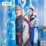 DIHIN HOME 3D Printed Frozen Blackout Curtains ,Window Curtains Grommet Curtain For Living Room ,39x102-inch,2 Panels Included Roman Shades Curtains Window Blinds custom curtains blackout curtains curtains for living room sheer curtains curtain fabric linen curtains kitchen curtains velvet curtains pinch pleat curtains bay window curtains outdoor curtains pleated curtains floral curtains dining room curtains kitchen valances drapes for bedroom patio curtains nursery curtains grommet curtains