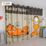 DIHIN HOME 3D Printed Garfield Blackout Curtains ,Window Curtains Grommet Curtain For Living Room ,39x102-inch,2 Panels Included Roman Shades Curtains Window Blinds custom curtains blackout curtains curtains for living room sheer curtains curtain fabric linen curtains kitchen curtains velvet curtains pinch pleat curtains bay window curtains outdoor curtains pleated curtains floral curtains dining room curtains kitchen valances drapes for bedroom patio curtains nursery curtains grommet curtains