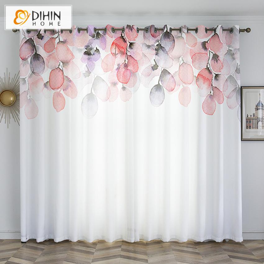 DIHIN HOME 3D Printed Gradient Color Blackout Curtains,Window Curtains Grommet Curtain For Living Room ,39x102-inch,2 Panels Included Roman Shades Curtains Window Blinds custom curtains blackout curtains curtains for living room sheer curtains curtain fabric linen curtains kitchen curtains velvet curtains pinch pleat curtains bay window curtains outdoor curtains pleated curtains floral curtains dining room curtains kitchen valances drapes for bedroom patio curtains nursery curtains grommet curtains